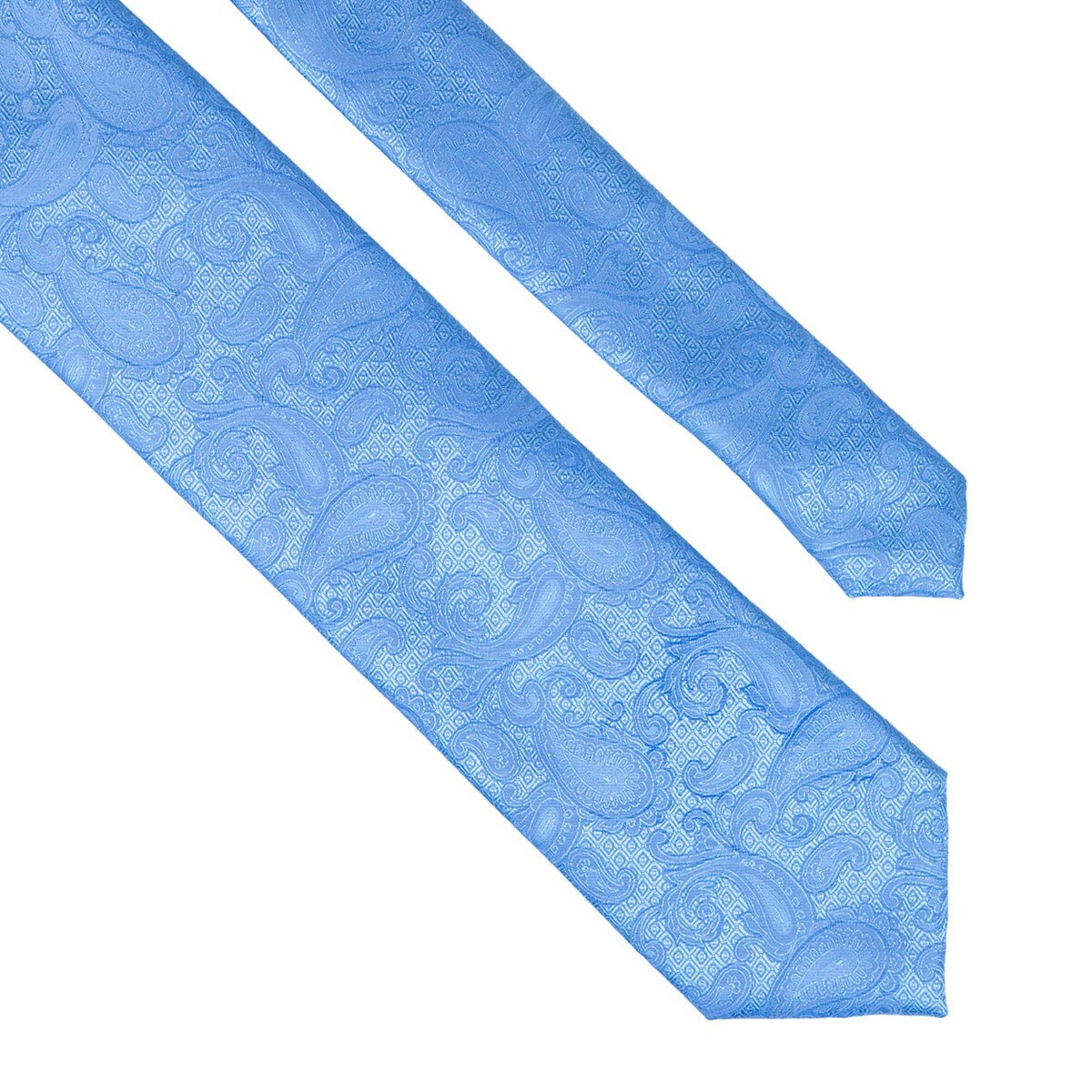Silk Tie Set With Pocket Square